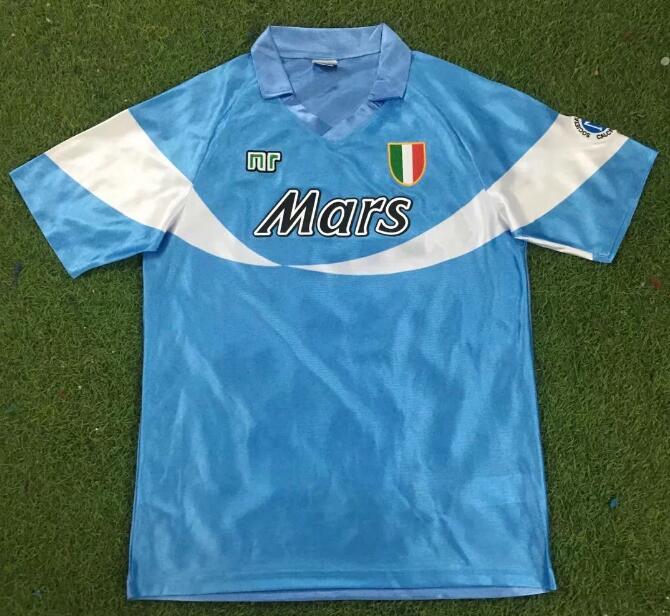 1990-91 Napoli Retro Blue Special Soccer Jersey Shirt